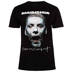 Rammstein Herren T-Shirt Sehnsucht Schneider Offizielles Band Merchandise Fan Shirt schwarz mit mehrfarbigem Front Print und Back Print (3XL) von Rammstein