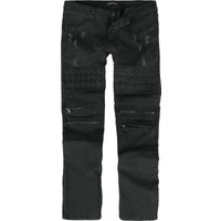 Rammstein Jeans - Logo Jeans - W30L32 bis W36L34 - für Männer - Größe W32L32 - schwarz  - Lizenziertes Merchandise! von Rammstein