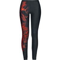 Rammstein Leggings - Flames - S bis XXL - für Damen - Größe L - multicolor  - Lizenziertes Merchandise! von Rammstein