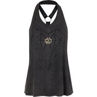 Rammstein Neckholder - Diamant - S bis 3XL - für Damen - Größe L - graubraun  - Lizenziertes Merchandise! von Rammstein