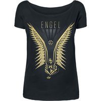 Rammstein T-Shirt - Flügel - S bis XL - für Damen - Größe L - schwarz  - Lizenziertes Merchandise! von Rammstein