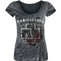 Rammstein T-Shirt - In Ketten - S bis 4XL - für Damen - Größe 3XL - dunkelgrau  - Lizenziertes Merchandise! von Rammstein