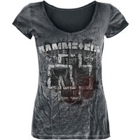 Rammstein T-Shirt - In Ketten - S bis 4XL - für Damen - Größe 4XL - dunkelgrau  - Lizenziertes Merchandise! von Rammstein