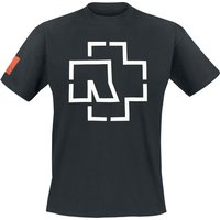 Rammstein T-Shirt - Logo - S bis 3XL - für Männer - Größe L - schwarz  - Lizenziertes Merchandise! von Rammstein