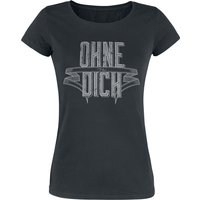 Rammstein T-Shirt - Ohne dich - XL bis XXL - für Damen - Größe XL - schwarz  - Lizenziertes Merchandise! von Rammstein