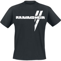 Rammstein T-Shirt - Weiße Balken - S bis 5XL - für Männer - Größe L - schwarz  - Lizenziertes Merchandise! von Rammstein