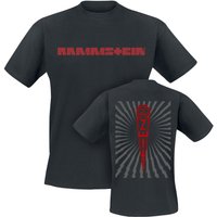 Rammstein T-Shirt - Zeit - S bis 5XL - für Männer - Größe XXL - schwarz  - Lizenziertes Merchandise! von Rammstein
