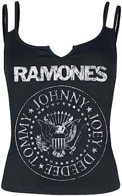 Ramones Crest Frauen Top schwarz XXL 95% Viskose, 5% Elasthan Band-Merch, Bands von Ramones