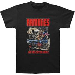 Ramones Herren Outta Here T-Shirt, Schwarz, X-Large von Ramones