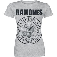 Ramones T-Shirt - Seal - S bis XL - für Damen - Größe L - grau meliert  - Lizenziertes Merchandise! von Ramones