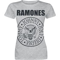 Ramones T-Shirt - Seal - S bis XL - für Damen - Größe M - grau meliert  - Lizenziertes Merchandise! von Ramones