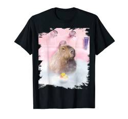 Capybara Badewanne T-Shirt von Random Galaxy