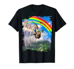 Capybara Capybara Einhorn Capybar, Regenbogen T-Shirt von Random Galaxy