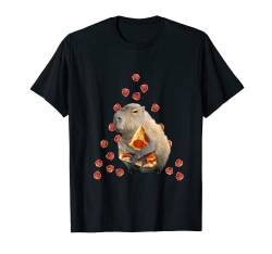 Capybara Capybaras Pizzaesser, lustig, niedlich T-Shirt von Random Galaxy