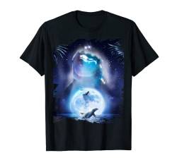 Ghost Delphin Spirit Moon Delfine T-Shirt von Random Galaxy