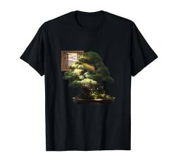 Japanischer Bonsai-Baum T-Shirt von Random Galaxy