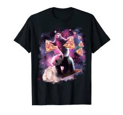 Panda Equestrian Eiscreme Pizza und Weltraum-Faultier T-Shirt von Random Galaxy