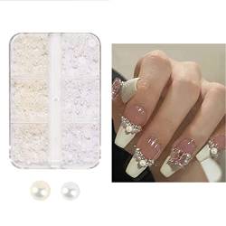 12Grids Elegante 3D Nail Art Harz Kristall Nagel Tipps Dekorationen Kristall 3D Schmetterling Harz Nagel Für Acryl Nägel von Ranuw