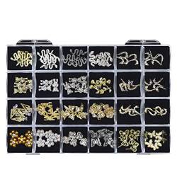 3D Nagelanhänger Für Acrylnägel Metall Goldene Nageledelsteine Juwelen Steine Nagelkunst Strasssteine ​​für DIY Nägel Kunstdekorationen Nageldiamanten Strasssteine ​​für Nagelkunst Goldene von Ranuw