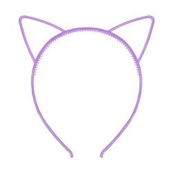 Fluoreszierendes Katzenohren-Stirnband für Damen, modisch, leuchtender Haarreif, Karneval, Party, Haarband für Damen, Cosplay, Katzenohren-Stirnband, beleuchtetes Katzenohr-Stirnband für Erwachsene, von Ranuw