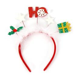 Ranuw Stirnbänder Weihnachten Tier Horn Stirnbänder Haarschmuck Für Mädchen Und Damen Urlaub Party Kopfbedeckung Weihnachten Kostüm Kopfbedeckung von Ranuw