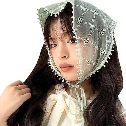 Sommer Spitze Haarband Für Frauen Haartuch Haar Kopftuch Stirnband Bandanas Weibliche Haarteil Elegante Dekorationen Mode Kopftuch Haar Schal von Ranuw