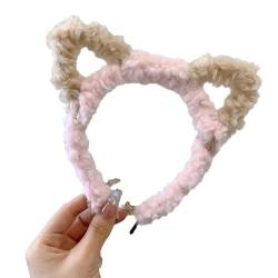 Zarte Plüsch-Katzenohren-Haarbänder, Party-Dekoration für Mädchen und Damen, Foto-Requisiten, Katzenohren-Haarbänder für Mädchen, Frauen, Kinder, Erwachsene von Ranuw
