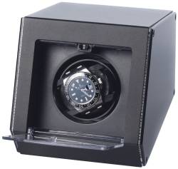 Raoul U Braun Uhrenbeweger "Ferrum Style" für 1 Uhr Schwarz Aluminiumgehäuse Watchwinder von Raoul U.Braun