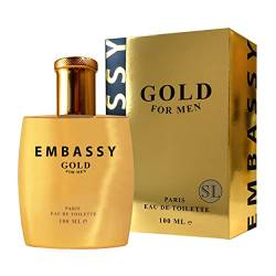 Raphael Rosalee Cosmetics Embassy Gold homme/men Eau de Toilette SL 100ml Parfum SL Premium - Extra hoher Duftölanteil von Raphael Rosalee Cosmetics