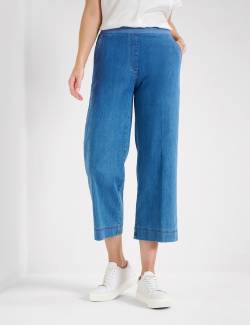 Raphaela by BRAX Damen Culotte Style PAM CULOTTE, Jeansblau, Gr. 44K von Raphaela by BRAX