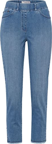 Raphaela by Brax Damen Lavina Fringe Light Denim Jeans, Bleached,slightlyused&buffies, 48 K von Raphaela by Brax