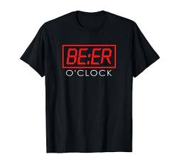 Beer O'Clock Lustiges Trinken T-Shirt von RascalRaccoon Shirt Co