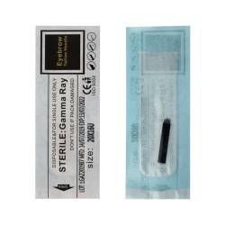 50 tück Microblading Nadeln 16U Einweg Permanent Makeup Augenbraue Tattoo Nadeln (16U-0.2mm) von Rasmet