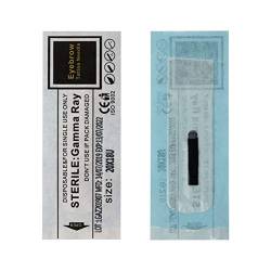 50 tück Microblading Nadeln 18U Einweg Permanent Makeup Augenbraue Tattoo Nadeln (18U-0.2mm) von Rasmet