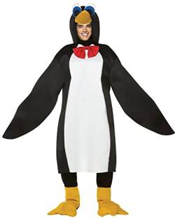 Rasta Imposta GC307 Leichtes Pinguin Penguin Kostüme in Erwachsenengröße, schwarz/weiß, Standard von Rasta Imposta