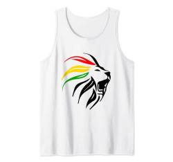 Reggae, rasta lion, red gold and green, Jah lion, Judah Tank Top von Rasta Live Up Apparel