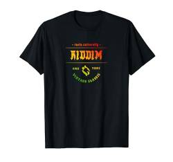 Rasta University Riddim Vintage Classic Reggae T-Shirt von Rasta University