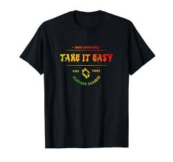 Rasta University Take it Easy Vintage Classic Reggae T-Shirt von Rasta University