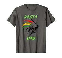 Rasta Dad Lion Art Dreadlock gift for Rasta Lover T-Shirt von Rasta & Reggae Clothing