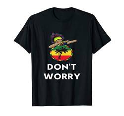 Rasta Reggae Don't Worry Dab Gift Rastafari Lover T-Shirt von Rasta & Reggae Clothing