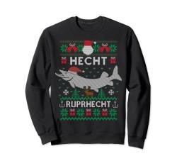 Hecht Ruprhecht I Lustiges Angler Angeln Raubfisch Ugly Sweatshirt von Raubfischangler Weihnachtsgeschenke Ugly Outfit