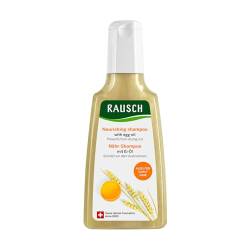 Rausch Ei-Öl Nähr-Shampoo (pflegt die trockene Haarstruktur, schenkt Geschmeidigkeit und Glanz ohne Silikone und Parabene), 1er Pack (1 x 200 ml) von Rausch