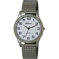 Ravel Herren-Armbanduhr Analog Quarz Edelstahl R0301.08.1S von Ravel