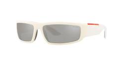 Ray-Ban Herren 0PS 02US Sonnenbrille, Weiß (White/Grey), 64 von Ray-Ban