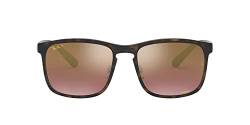 Ray-Ban Herren 4264 Brillengestelle, Braun (Matte Havana/Brownpolarmirrorgold), 58 von Ray-Ban