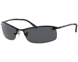 Ray-Ban Top Bar Original mit Care-Kit (Black | Darkgrey Polarized) von Ray-Ban