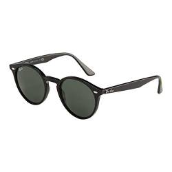 Ray-Ban Unisex Rb 2180 Sonnenbrille, Schwarz (Gestell: Schwarz Glas: Grau/Grün 601/71), Small (Herstellergröße: 49) EU von Ray-Ban