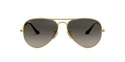 Ray Ban Unisex Sonnenbrille RB3025, Gr. X-Large (Herstellergröße: 62), Grau (Gestell: Gold, Gläser: Grau Verlauf 181/71) von Ray-Ban