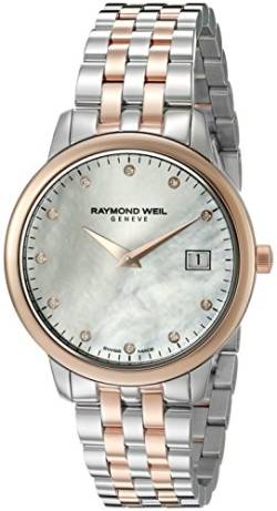 Raymond Weil Damen Analog Quarz Uhr mit Edelstahl Armband 5388-SP5-97081 von Raymond Weil