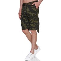 Rayshyne Cargoshorts RSH01 (Bermuda Sommer Camouflage Shorts mit Gürtel) Viele Taschen von Rayshyne